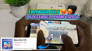 BELI IPHONE 11 TAHUN 2024  EMANG BOLEH SE WORT IT INI [upl. by Lilias]