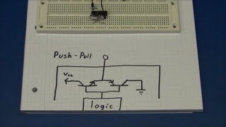 CMOS  TTL Logic Output Stages  EcProjects [upl. by Haianeb]