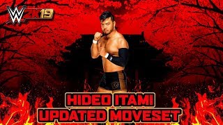 WWE 2K19 Hideo ItamiKENTA Updated Moveset [upl. by Aneema272]