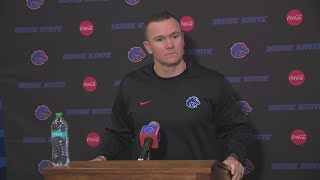 Boise State news conference ahead of Nevada matchup [upl. by Inga890]