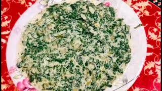 Quick creamy spinach recipe [upl. by Adair]