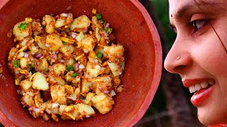 আলু কাবলি  Mouthwatering Aloo Kabli Recipe Bengali Street Food Prepared by Limu [upl. by Ecirtnas]