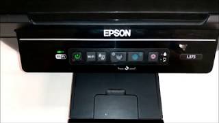 Como resetar almofada Impressora Epson L375 [upl. by Kcid]