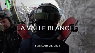 LA VALLE BLANCHE Feb 21 2024 Chamonix 1080p [upl. by Dagmar]