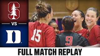 Stanford vs Duke Full Match Replay  2024 ACC Volleyball [upl. by Raskind236]