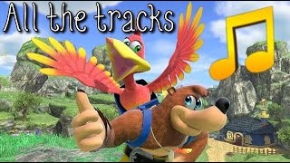 All the BanjoKazooie Tracks in Super Smash Bros Ultimate Soundtrack with Tracklist [upl. by Gillette]