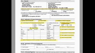 How to properly fill out a Verification of Employment [upl. by Allemat]