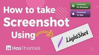 How to take screenshot using lightshot Windows amp Mac  2022 [upl. by Namreg]