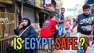 Is Walking in Egypts Poor Neighborhoods Dangerous Exploring the Streets of Cairo [upl. by Zela]