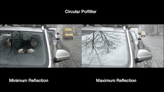 Circular Polfilter vs Reflection in Car Window Panasonic GH4 [upl. by Tnahs938]