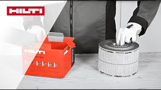 Hilti DEMO Monatge der Brandschutzbandage CFSB [upl. by Lleroj873]