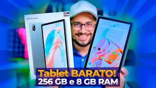 Tablet 256 GB e 8 GB RAM BARATÍSSIMO Blackview Tab 11 Tablet custobenefício 2023 [upl. by Kcitrap216]