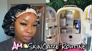 MY MORNING SKIN CARE ROUTINE  HOW I GET RID OF ACNE AND HYPERPIGMENTATION [upl. by Chadburn]