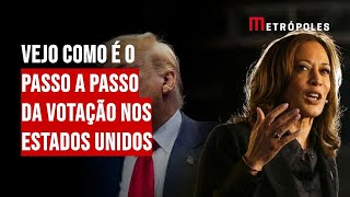 Vejo como é o passo a passo da votação nos Estados Unidos [upl. by Collen]