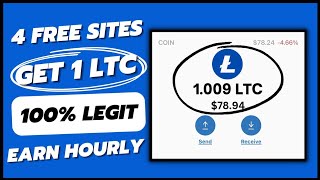 Claim 1 Free LTC  NO Deposit 4 Litecoin Sites Payments Proofs Included [upl. by Hazen91]