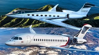 Gulfstream G800 vs Dassault Falcon 10X  FULL COMPARISON [upl. by Kolivas296]