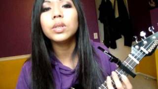 Bob MarleyLauryn Hill  Turn Your Lights Down Low ukulele cover [upl. by Adnema]