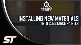 Installing Materials in Substance Painter [upl. by Jobye552]