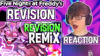 OVERWHELMED  🐰 REVISION FNAF SONG COLLAB by LunaticHugo 🐰 REACTION [upl. by Nonnaihr]