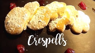 Receta Semana Santa  Crespells mallorquines [upl. by Atteuqnas]