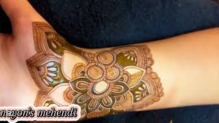 bridal mehedi tutorial new mehendi design mehndi viralshort viralvideo shortNew [upl. by Yrrep694]