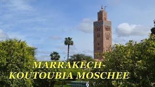 Marokko  Marrakech  Koutoubia Moschee [upl. by Nyrem819]