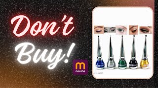 ADS waterproof liquid glitter eyeliner review  buy or not [upl. by Merton]