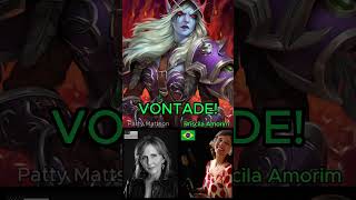 Dubladores de Warcraft Sylvana Correventos worldofwarcraft shorts [upl. by Ailhad939]