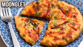 Moonglet Recipe  How To Make Crispy Moonglet  Moong Dal Chilla  Quick Snacks  MOTHERS RECIPE [upl. by Sonitnatsnoc]