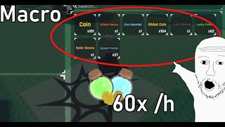 BEST WAY TO GRIND POTIONS IN SOLS RNG Macro [upl. by Pan]