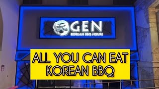 GEN KOREAN BBQ  EAT ALL YOU CAN BBQ LAS VEGAS STRIP [upl. by Aitnecserc]