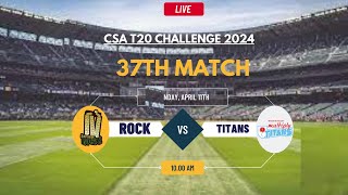 TITANS vs ROCKS Live Score csa t20 live [upl. by Annaig]