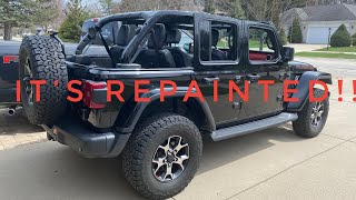 Jeep JL Wrangler Paint Blistering Issues  Followup after the Repaint [upl. by Ecnarwal]