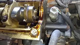 2000 Ford Contour 20L Timing belt replacement part 14 [upl. by Lletnwahs642]