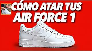 COMO PONER LOS CORDONES A TUS AIR FORCE 1  Nike no quiere que sepas esto [upl. by Gschu]