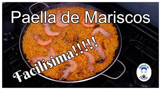 Receta de Paella de Mariscos Facilísima [upl. by Brubaker]