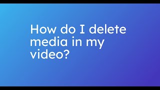 How do I delete media in my video on invideo AI [upl. by Glenden]