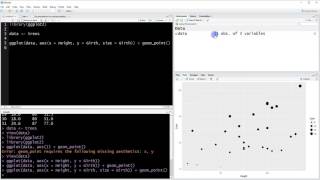 R Tutorial  013  How to create a scatterplot in ggplot2 [upl. by Avevoneg]