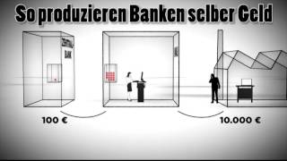 ENDLICH Geldschöpfung der Banken  in 1 Minute erklärt MUST SEE [upl. by Enneira557]