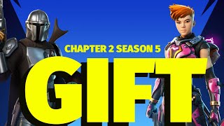 Fortnite How to Gift in Chapter 2 Season 5  Fortnite Battle Royale Giveaway [upl. by Julius]