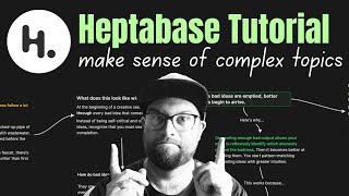 Heptabase A beginners tutorial for visual note taking personal knowledge management tool [upl. by Yssor]