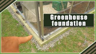 How to Build Greenhouse Foundation [upl. by Gwynne]