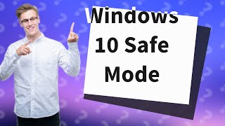 How do I start Windows 10 in Safe Mode Reddit [upl. by Arty638]