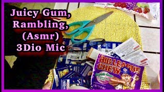 90 Minutes Relaxing Ramble juicy gum chewing sorting amp clipping 3Dio Binaural Mic ASMR [upl. by Christan]