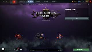 Opening New Treasure Dota 2 Collector Cache II dota2 [upl. by Leakcim]