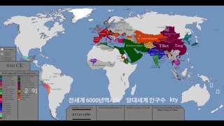 taykkim의 인류6000년세계사의열국들의흥망과 당대인구4분각종재난도따라다님 연구용 큰화면으로보세요 [upl. by Kamin]