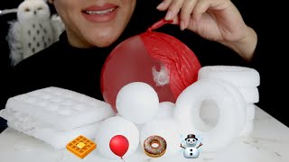 Emoji Ice Eating ASMRJust Bites1338 [upl. by Ettelimay]