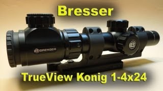 AR15 Mounted Bresser TrueView Konig 14x24 Scope REVIEW [upl. by Wentworth135]