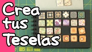 DIY Teselas Artísticas  Art tiles  Mosaico [upl. by Beaufert]