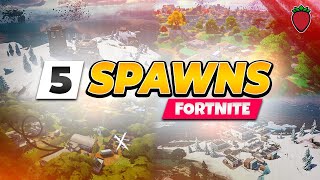 Les meilleurs SPAWNS Fortnite en Saison 3 Chapitre 4  Tournois et Ranked [upl. by Gignac]